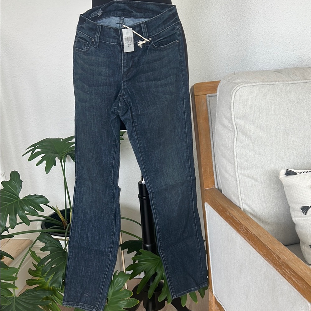 Ann Taylor Skinny Jeans in Dark Indigo